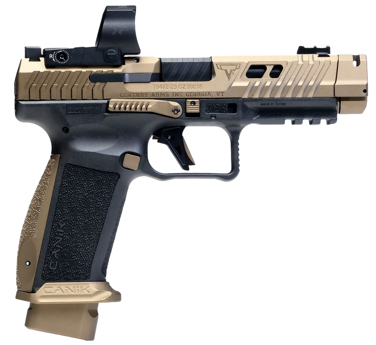 Canik TTI Combat w/Optic Full Size 9mm Luger Semi-Auto 4.60" 18+1 RD HG7854VN