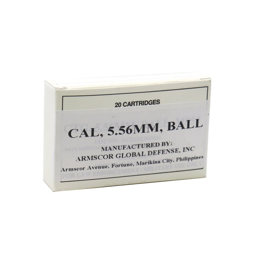 Armscor Precision 5.56x45mm 62GR FMJ Ammunition 20RD 50173