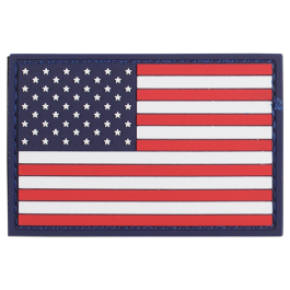 USA Flag Rubber Patch - Red/White/Blue 07-0999117000