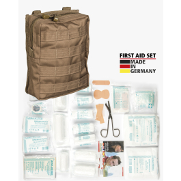 Mil-Tec 43-Piece First Aid Kit, Coyote, New Condition 16025519