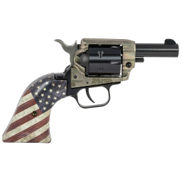 Heritage Barkeep .22 LR Revolver BK22CH2USFLAG, US Flag Grips, Case Hardened Frame Finish 6rd 2