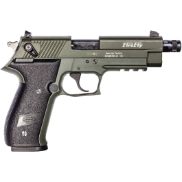 American Tactical Imports GSG Firefly .22 LR OD Green Pistol, Threaded Barrel 4.9