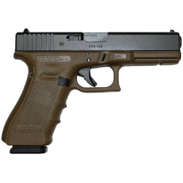 Glock G17 G4 Flat Dark Earth 9mm Full-Size Pistol GLPG1750201D