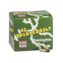 Remington Thunderbolt .22 LR, 40 Grain LRN, 500 Rounds 21241
