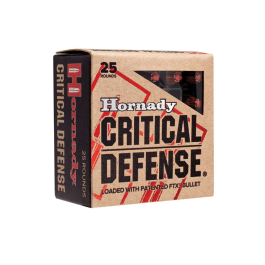 Hornady FTX Critical Defense 125gr 357 Mag 25 Round 90500