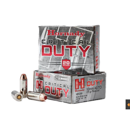 Hornady Critical Duty 10mm 175 Grain Flexlock Ammunition 20 Round 91256