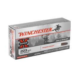 Winchester Power Point .223 Remington 64GR Ammunition 20RD X223R2