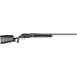 Christensen Arms Mesa Long Range 6.5 Creedmoor Black, Bolt Action Rifle Black w/Gray Webbing 26
