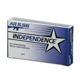 Federal Independence 5.56mm NATO, 55 Grain FMJ, 500 Round Case XM193I