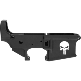 Anderson Manufacturing .223/5.56 AR-15 Stripped Lower Receiver, Punisher Skull Mil-Spec D2K067A02P