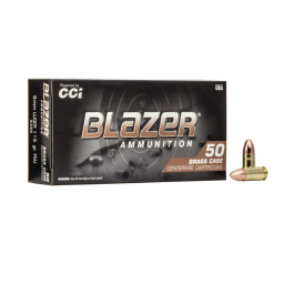 CCI Blazer Brass 9mm 115 Grain FMJ Ammunition 50RD 5200