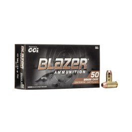CCI Blazer Brass .40 S&W 165 Grain FMJ Ammunition 50RD - 5210
