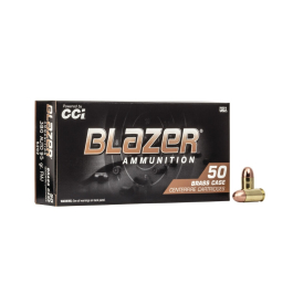 CCI Blazer Brass .380 Auto 95GR FMJ Ammunition 50RD - 5202