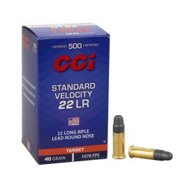 CCI Standard Velocity .22LR 40GR Lead Round Nose Ammunition 50RD - 35