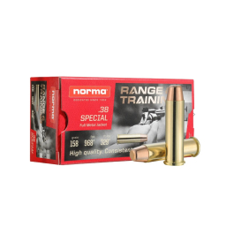 Norma Ammo Range & Training 158 Grain .38 Special 50 Rounds