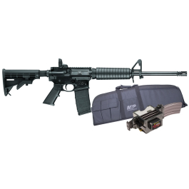 Smith & Wesson M&P15 Sport II Kit .223/5.56 AR-15 Rifle w/ Caldwell Mag Charger & Duty Series Gun Case 12095