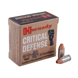 Hornady Critical Defense .380 Auto 90 Grain FTX - 250 Round Case 90080