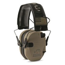 Walker's Razor Patriot Series Electronic Ear Muffs - Flat Dark Earth GWPRSEMPAT