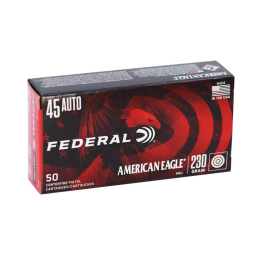 Federal American Eagle .45 Auto 230GR FMJ Ammunition 50RD AE45A