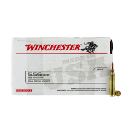 Winchester USA 5.56x45mm 55GR M193 FMJ Ammunition 150RD WM193150
