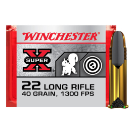Winchester Super-X .22 LR 40GR Super Speed RNCP Ammunition 100RD X22LRSS1