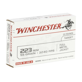 Winchester USA Rifle 55gr 223 Remington 20 Rounds USA223R1