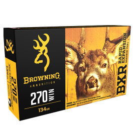 Browning BXR Rapid Expansion .270 Win 134GR Ammunition B192102701