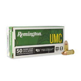 Remington UMC 9MM 124GR FMJ Ammunition 50RD 23718