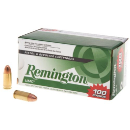Remington UMC 9mm Luger, 115 Grain MC, 100 Round Value Pack 23765