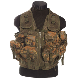 Mil-Tec 9-Pocket Tactical Vest, Flecktarn 10712021