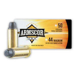 Armscor .44 Mag 240GR SWC Cowboy Ammunition 50RD FAC44M-1N
