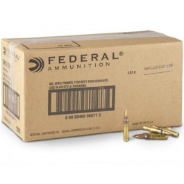 Federal American Eagle 5.56mm NATO 55 Grain FMJ 1000 Round Case XM193BK