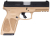 Taurus G3 9mm Tan Pistol With Black Slide 4.1