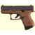 Glock 43 Gen4 FDE 9mm Subcompact Pistol USA UI4350201D