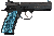 CZ Shadow 2 Black & Blue 9mm Handgun 4.89