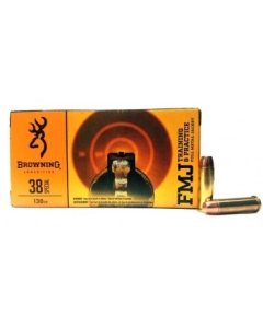 Browning 38 Special 130gr FMJ Ammo 50RD B191800382