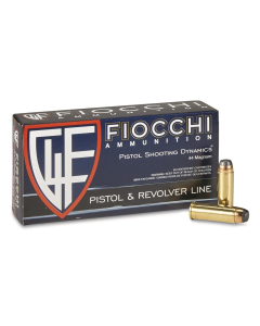 Fiocchi .44 Magnum, 240 Grain SJSP, 500 Round Case 44A500