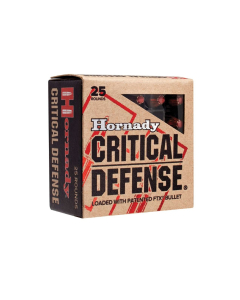 Hornady FTX Critical Defense 125gr 357 Mag 25 Round 90500