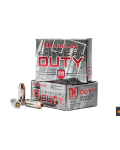 Hornady Critical Duty 10mm 175 Grain Flexlock Ammunition 20 Round 91256