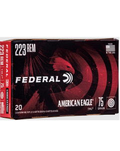 Federal American Eagle Rifle75gr .223 Rem 20 Round AE223T75