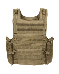 Armor Plate Carrier Vest with MOLLE Webbing - Coyote Tan 20-8399