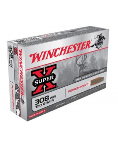 Winchester Super X .308 Winchester 150GR Power-Point Ammunition 20RD X308100