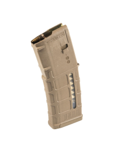 Magpul PMAG Gen M3 5.56mm NATO Coyote Tan, Detachable 30rd Magazine With Capacity Window M4 - MAG556-MCT for AR-15, M16 and 