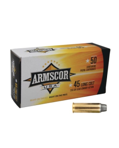 Armscor .45 Long Colt, 255 Grain LRN, 400 Round Case FAC45LC-1N