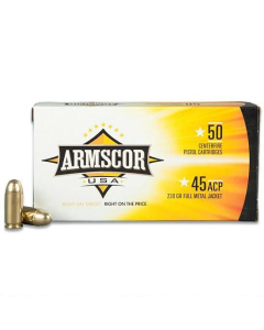 Armscor .45 ACP 230GR FMJ Ammunition 1000RD FAC45-12NCSE