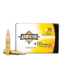 Armscor .223 Remington 62 Grain FMJ, 1000 Round Case FAC223-8N
