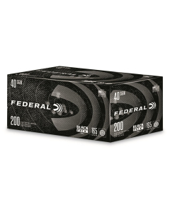 Federal Black Pack .40 S&W, 165 Grain FMJ, 200 Rounds C40165BP200
