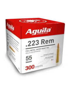 Aguila .223 Rem, 55 Grain FMJ, 1200 Rounds 1E223108