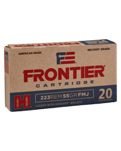 Hornady HP Match Frontier 55gr 5.56 NATO 20 Round FR240