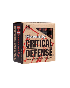 Hornady Critical Defense .38 Special 110GR FTX Ammunition 25RD 90310